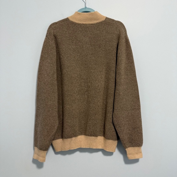 Bullock Jones Men’s 100% Pure Cashmere Quarter Button Super Soft Sweater Size XL - Picture 3 of 7